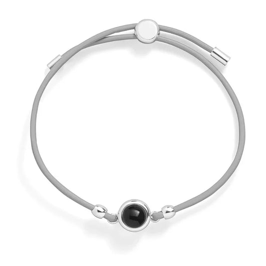 Pulsera de cuero personalizada con foto