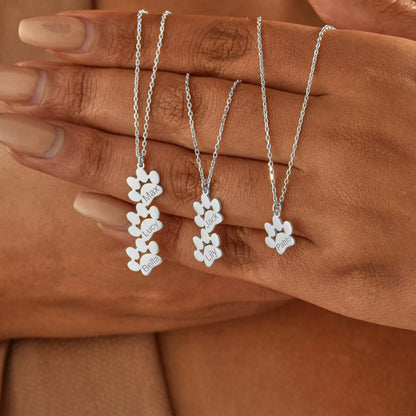 Collar de pata personalizado con nombre