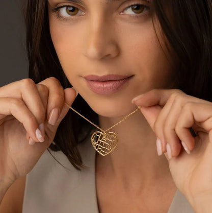 Collar personalizado con mapa