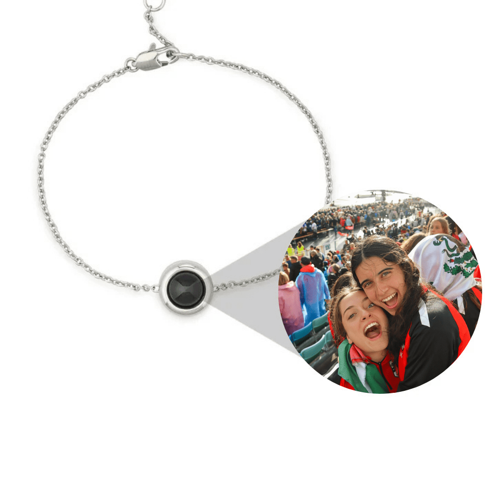 Pulsera con cadena personalizada con foto